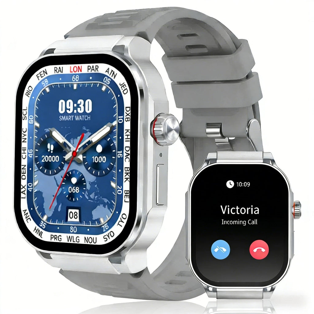 2026 Smartwatch: HD Full-Screen Display, Ultra-Long Battery, Social Sharing, AI Voice Command - Fatouaw watch