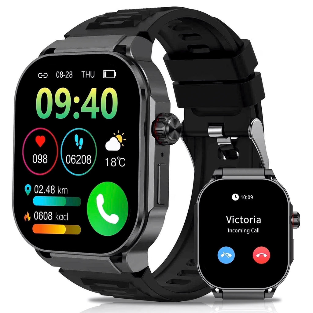 2026 Smartwatch: HD Full-Screen Display, Ultra-Long Battery, Social Sharing, AI Voice Command - Fatouaw watch