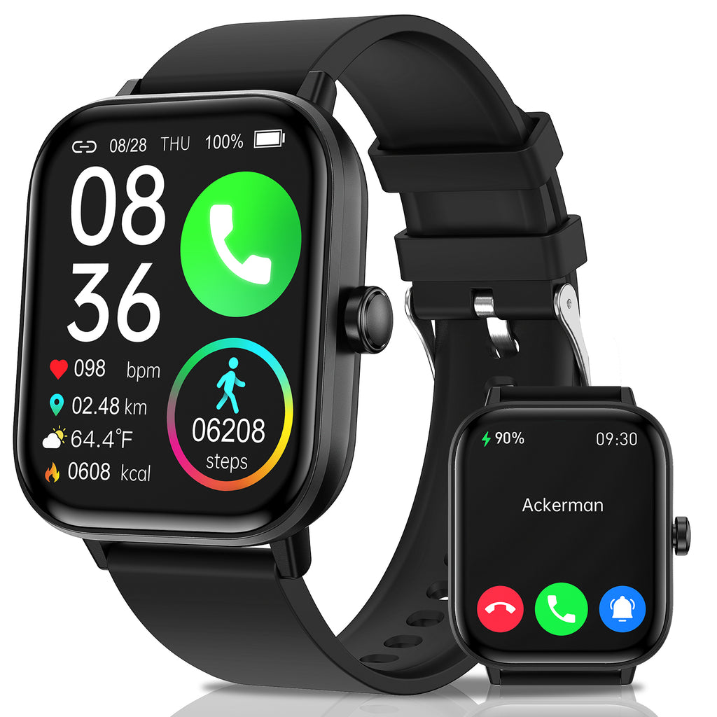 1.84" Sports Smartwatch with Bluetooth Calling and Health Monitoring - Fatouaw watch