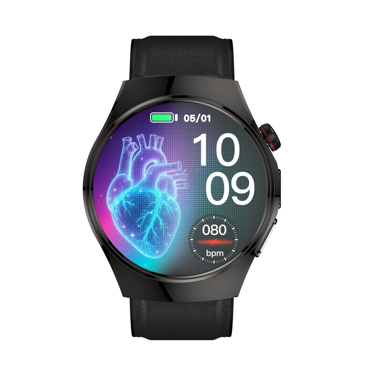 Fatouaw Smartwatch with Advanced ECG + Blood Pressure + Blood Glucose + Uric Acid + Activity Tracking + Emergency - Fatouaw watch