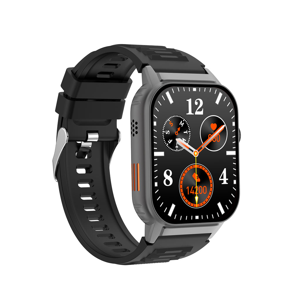 Full-Screen Outdoor Sports Smartwatch with Call Answering & Music Control, AMOLED Touchscreen