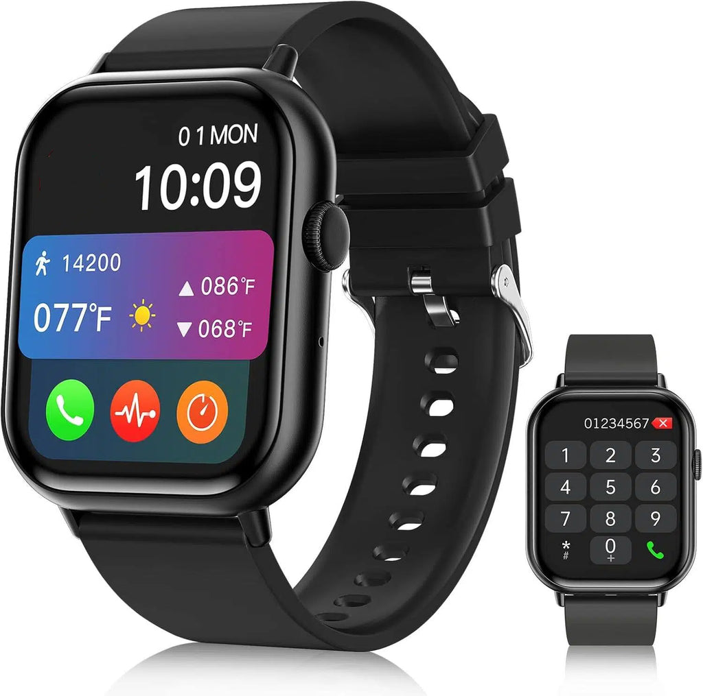 HD Screen Fitness Tracker Smart Watch with Call Function, Blood Pressure & Heart Rate Monitor - Fatouaw watch