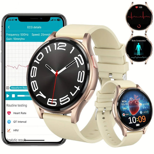 1.43-inch AMOLED Smartwatch with 130+ Sport Modes and AI Voice for IOS and Android - Fatouaw watch