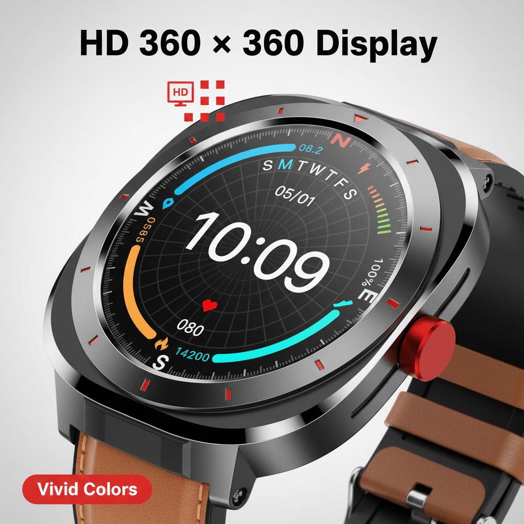 Advanced Sports Smartwatch with Calorie Pedometer and 120 Sports Modes, Perfect for Gifts