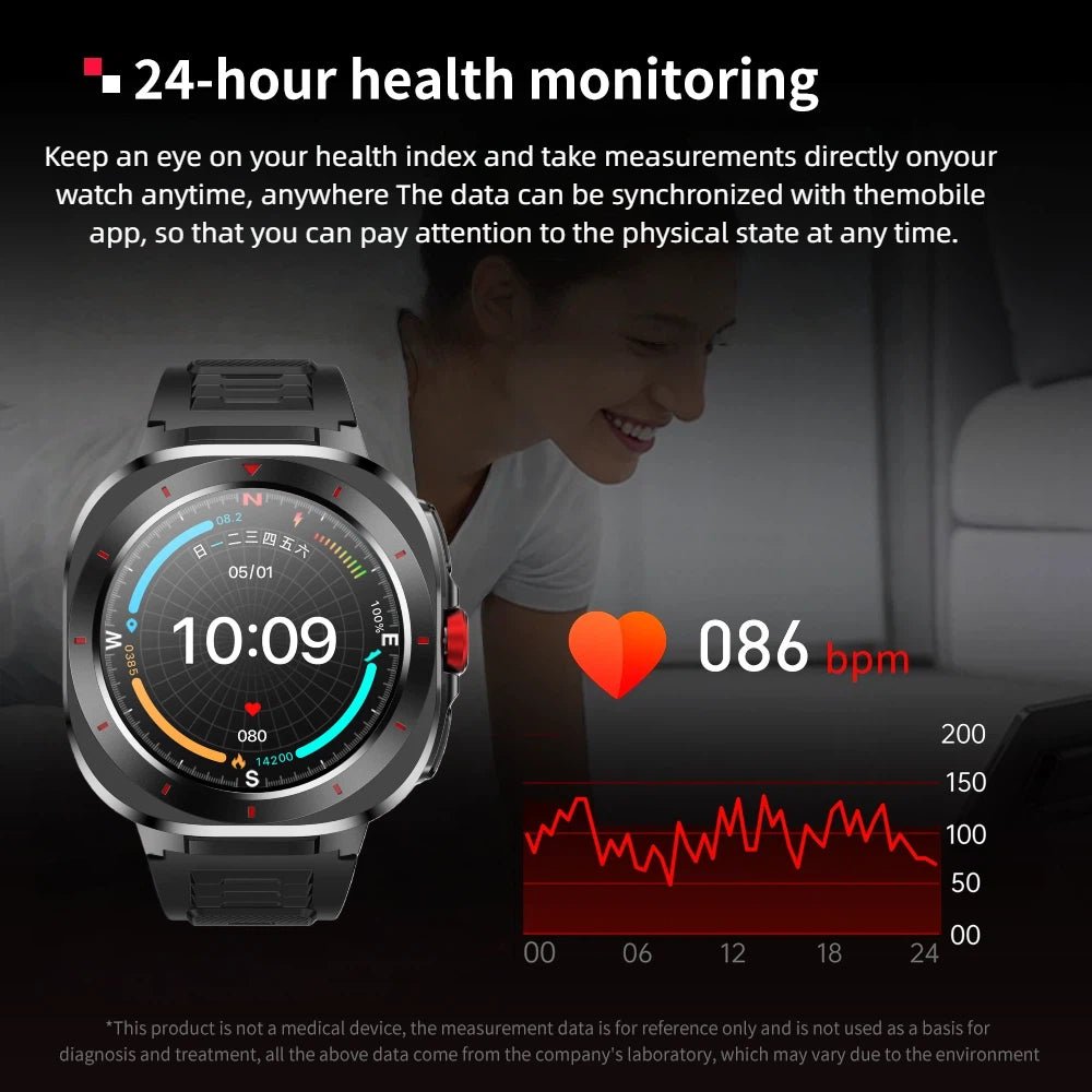 Advanced Sports Smartwatch with Calorie Pedometer and 120 Sports Modes, Perfect for Gifts